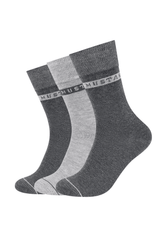 Męskie Skarpety Mustang Dark Grey Mix 3 pack MU31039 – 9703